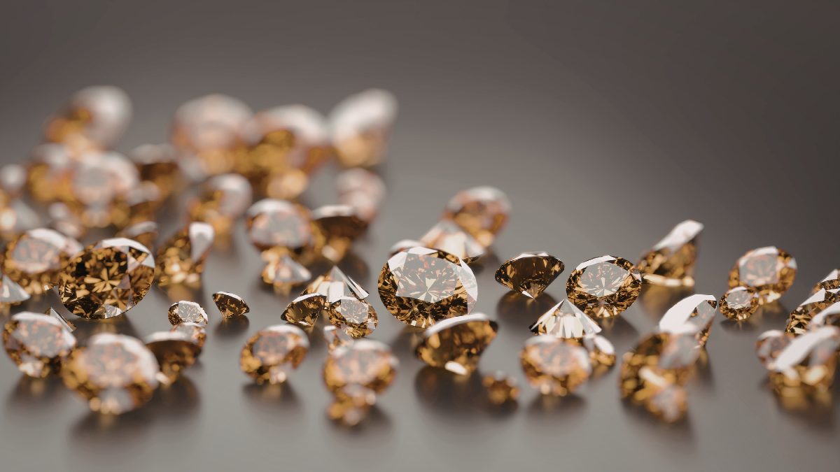 Cognac and Champagne Diamonds